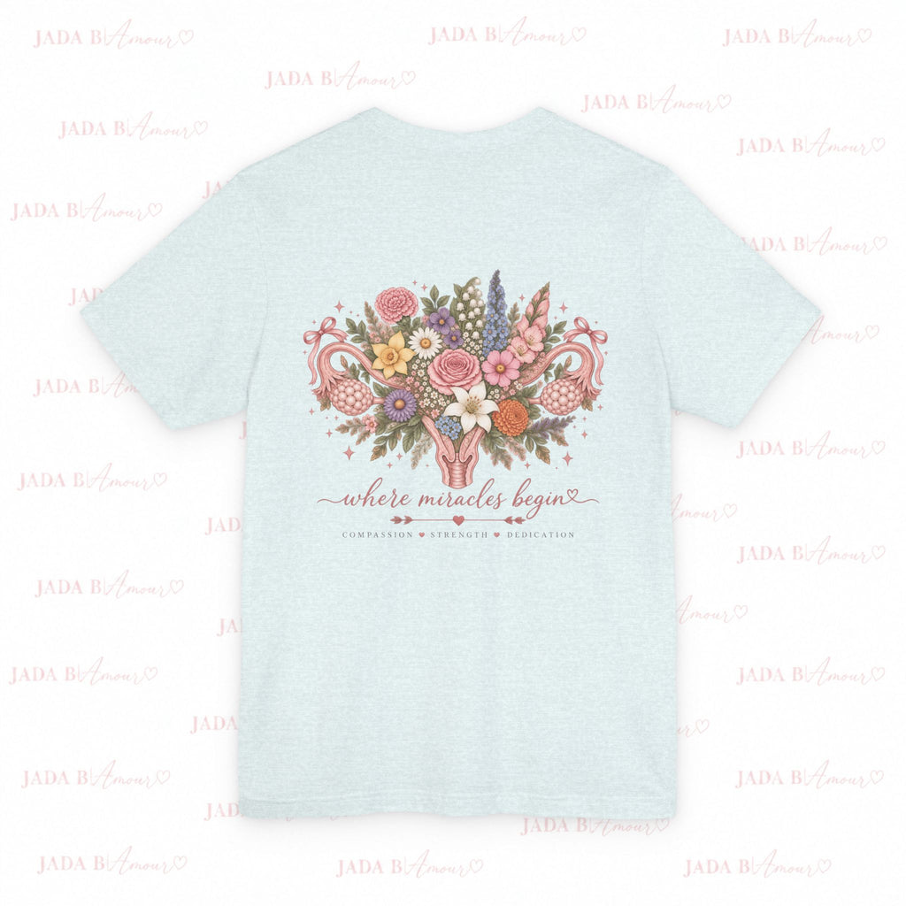 Where Miracles Begin MOM Tee | Floral Motherhood Shirt ♡