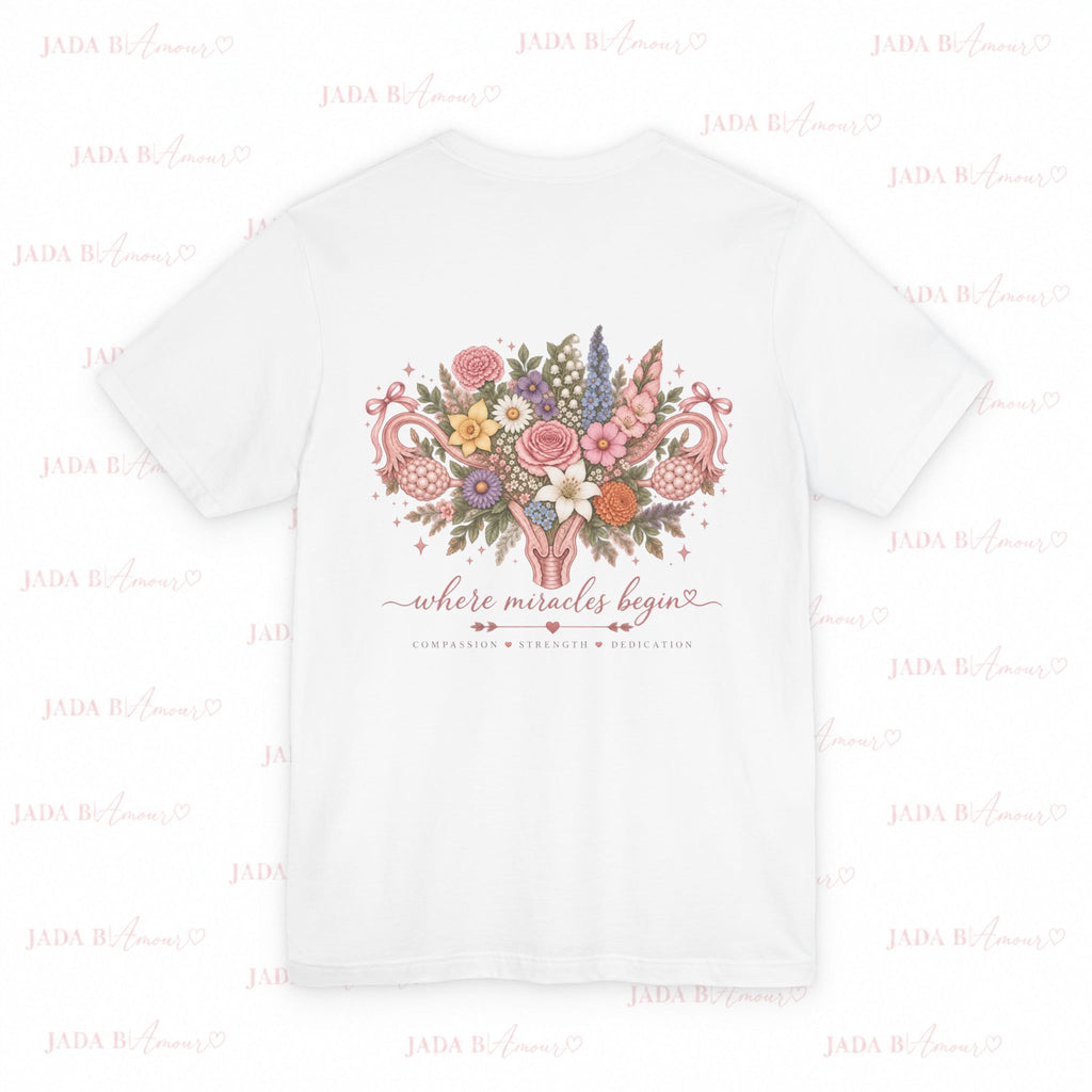 Where Miracles Begin MOM Tee | Floral Motherhood Shirt ♡