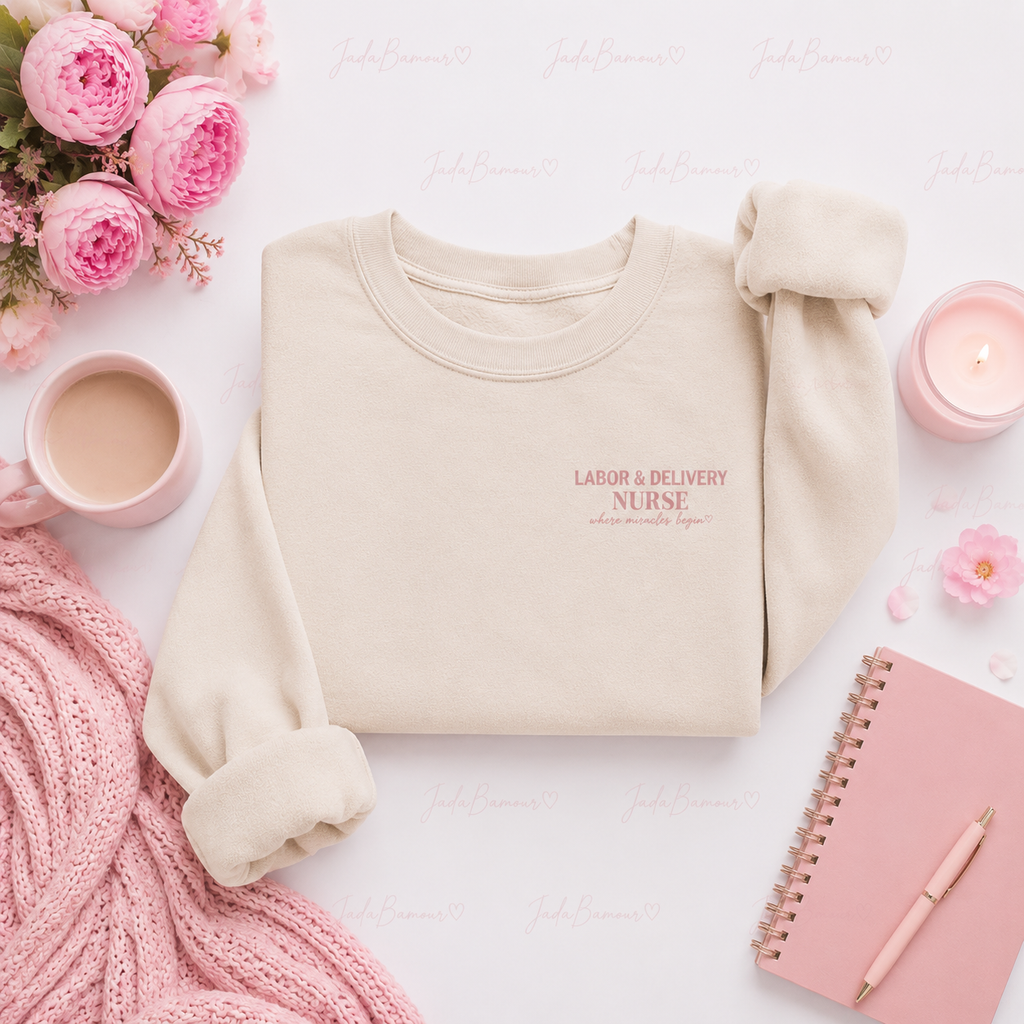 Where Miracles Begin | Labor & Delivery Nurse Sweatshirt