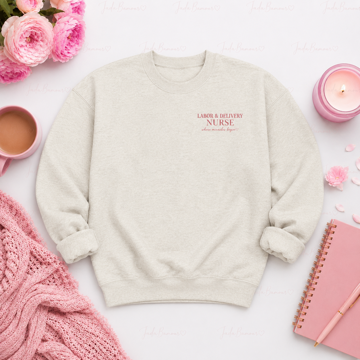 Labor & Delivery Crewneck Sweatshirt ♡ Where Miracles Begin