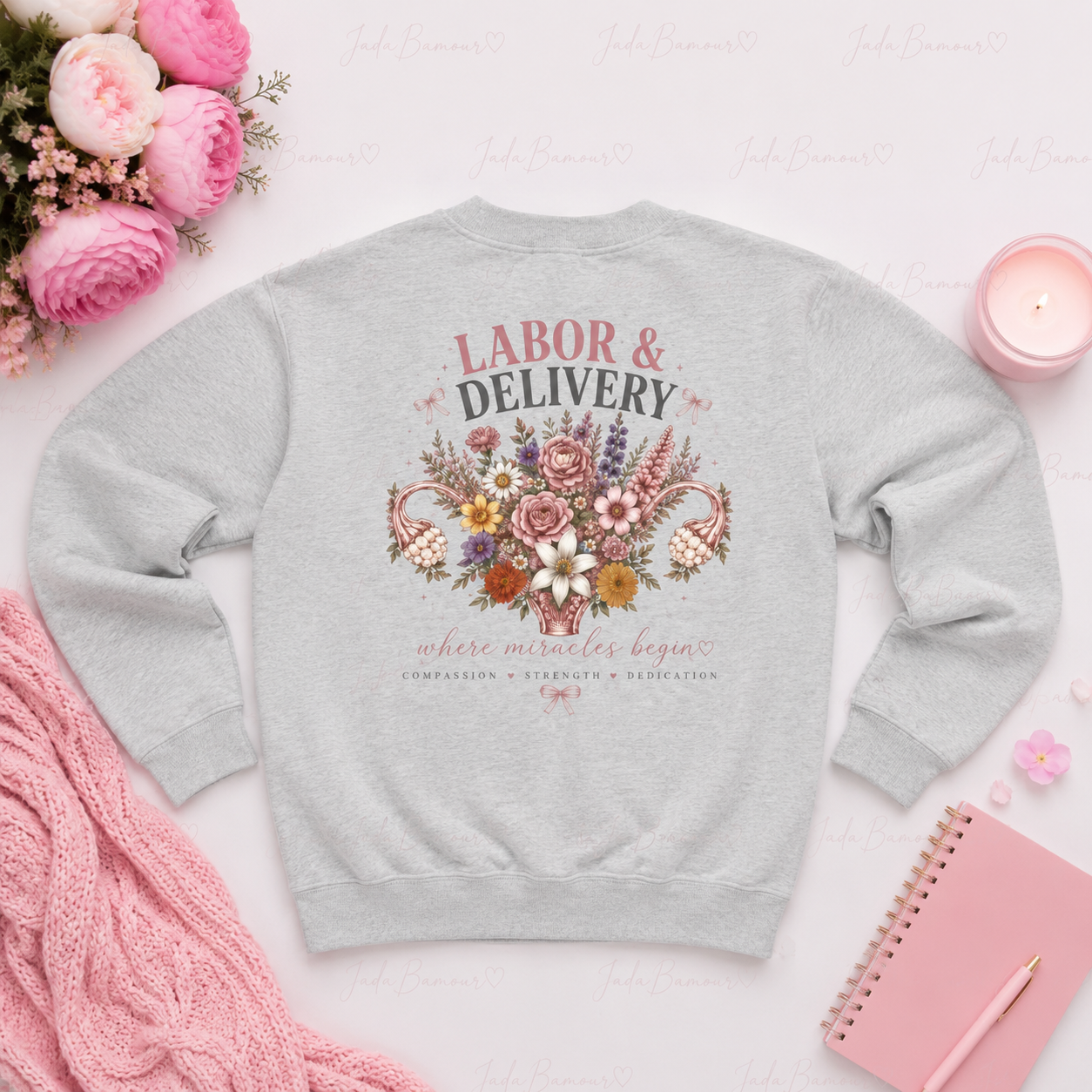 Where Miracles Begin | Labor & Delivery Nurse Sweatshirt