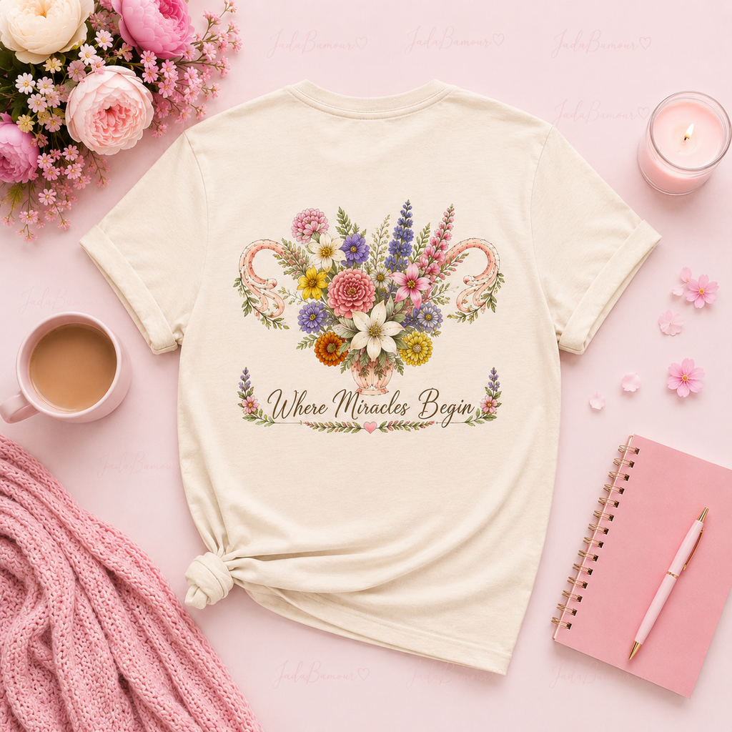 Where Miracles Begin ♡ Labor & Delivery Nurse Tee