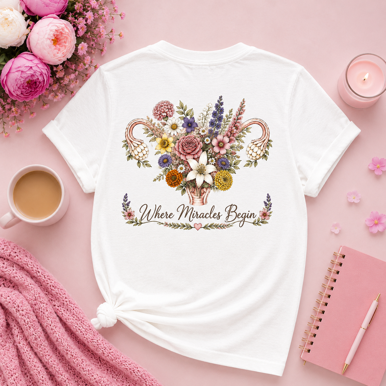 Where Miracles Begin ♡ Labor & Delivery Nurse Tee