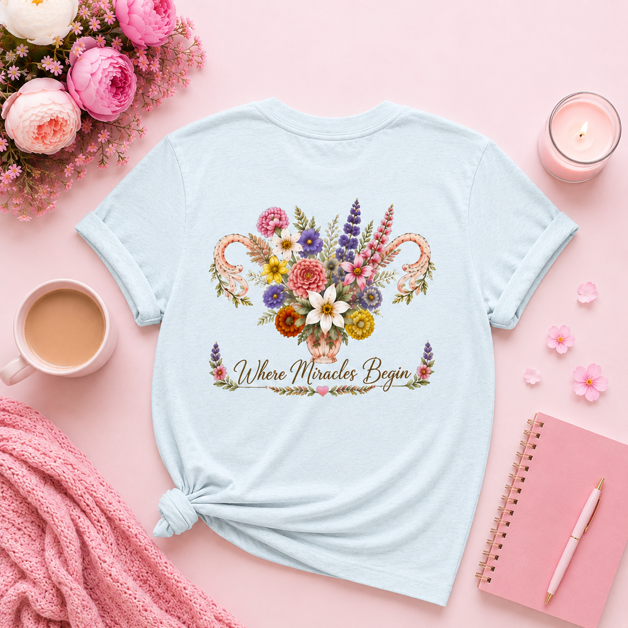 Where Miracles Begin ♡ Labor & Delivery Nurse Tee