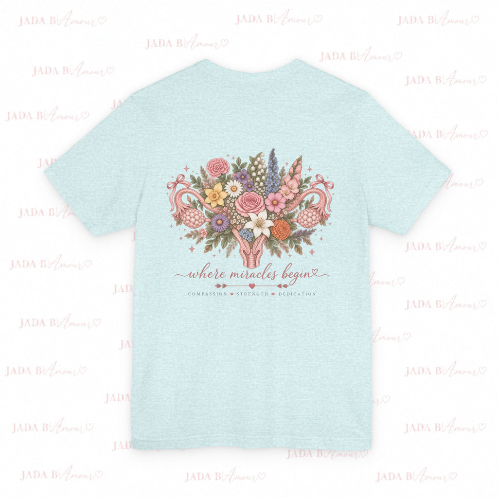 Where Miracles Begin MOM Tee | Floral Motherhood Shirt ♡