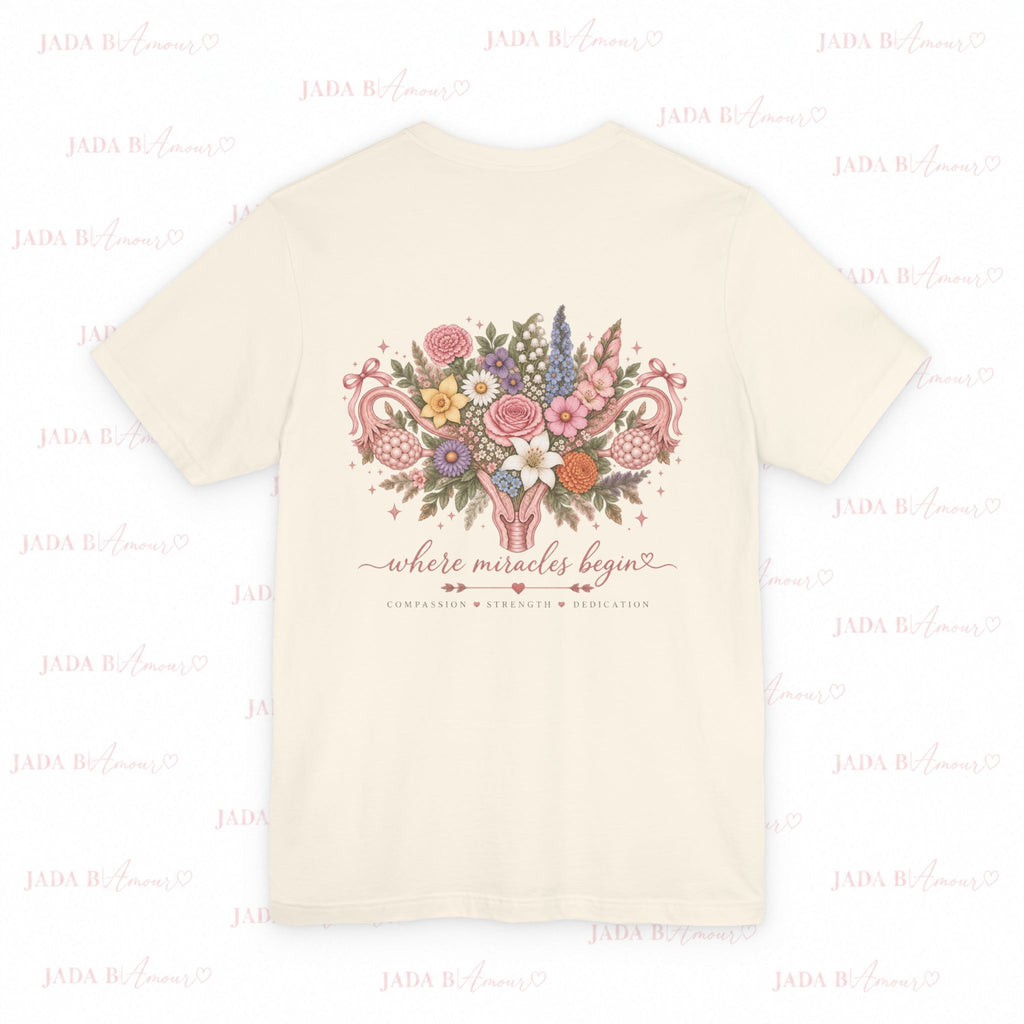 Where Miracles Begin MOM Tee | Floral Motherhood Shirt ♡