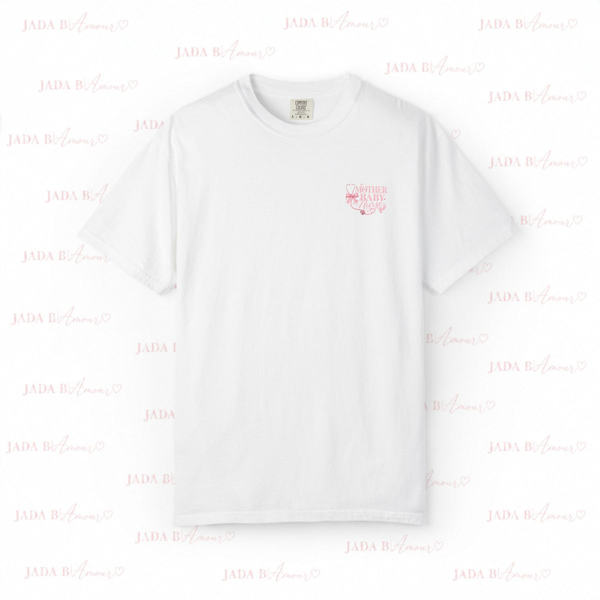 Mother Baby Nurse Comfort Colors PINK® T-Shirt | Women’s Health Nurse Tee