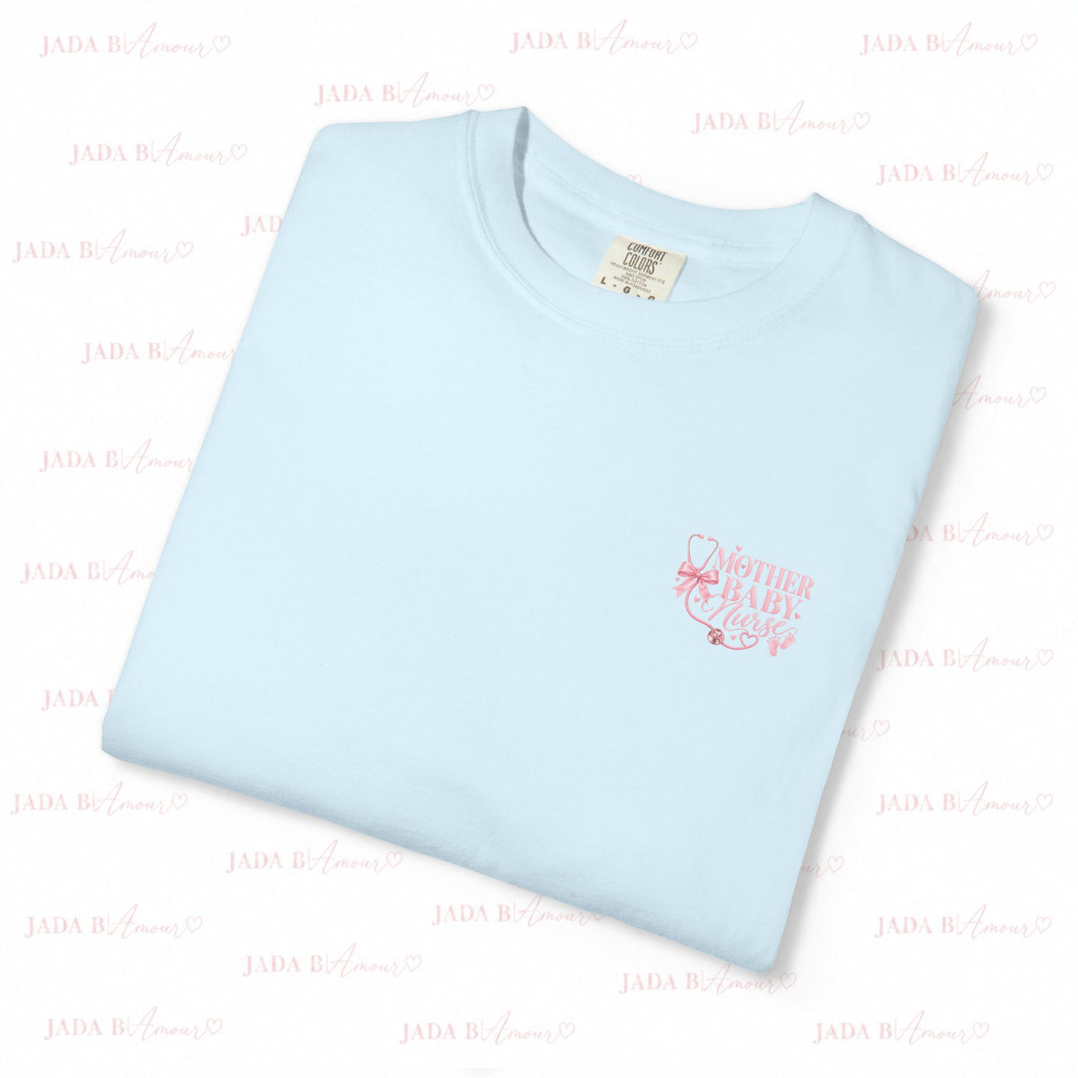 Mother Baby Nurse Comfort Colors PINK® T-Shirt | Women’s Health Nurse Tee
