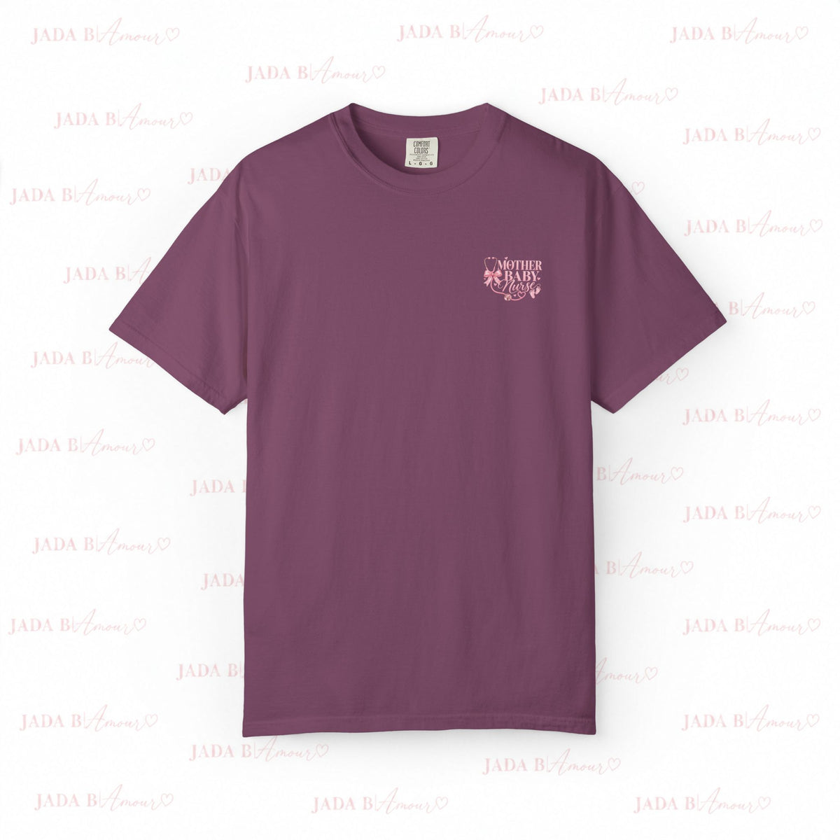 Mother Baby Nurse Comfort Colors PINK® T-Shirt | Women’s Health Nurse Tee