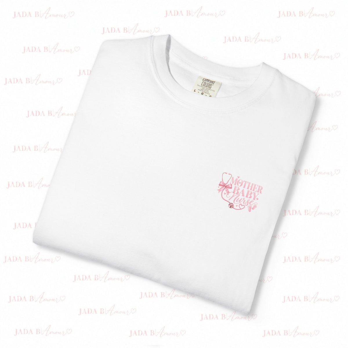 Mother Baby Nurse Comfort Colors PINK® T-Shirt | Women’s Health Nurse Tee